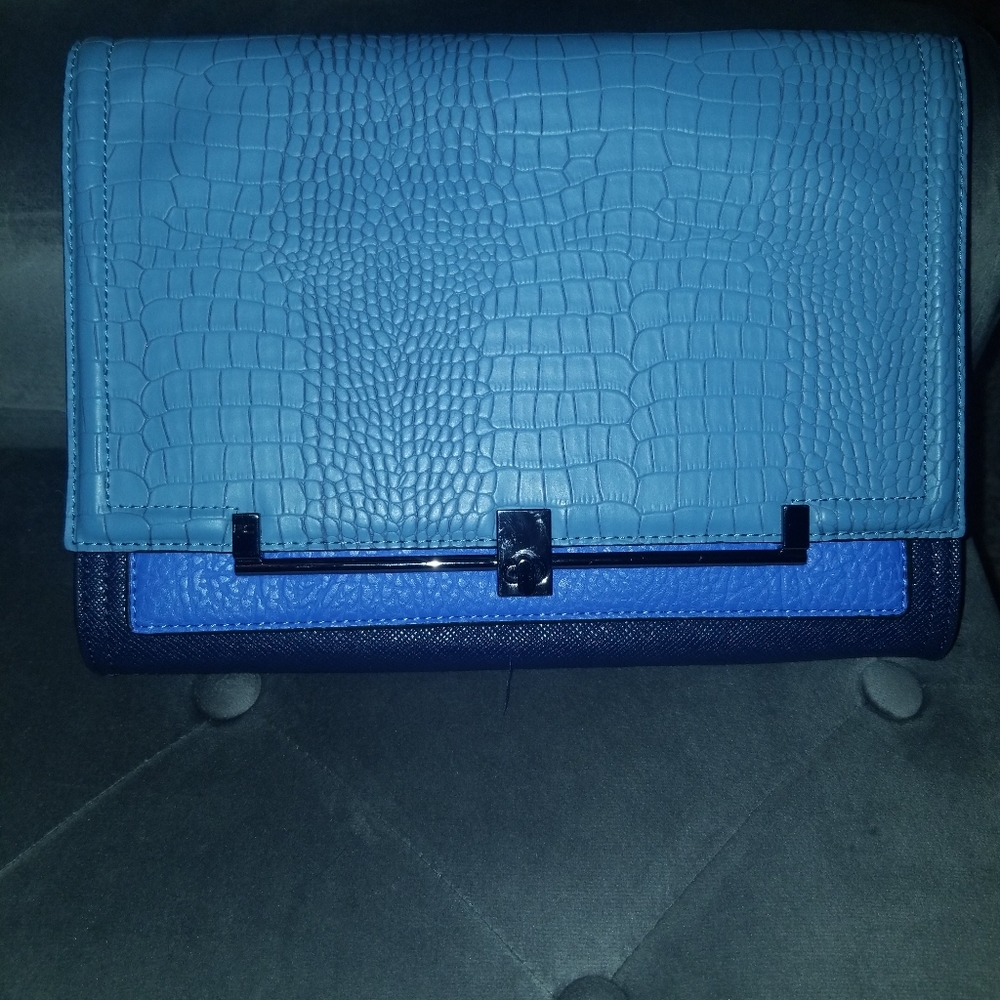 French Connection Large Clutch Different Shades Of